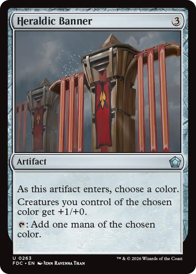 Image for Heraldic Banner (263) (FDC) - Magic: The Gathering