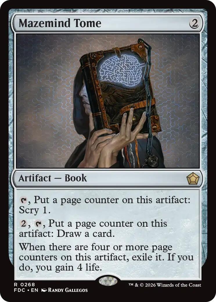 Image for Mazemind Tome (268) (FDC) - Magic: The Gathering