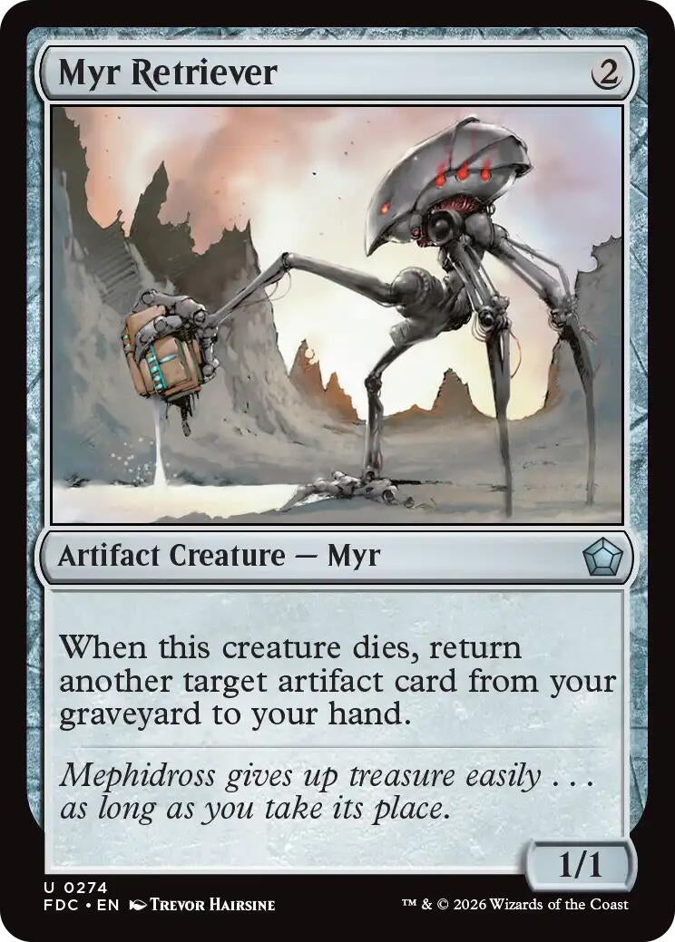 Image for Myr Retriever (274) (FDC) - Magic: The Gathering