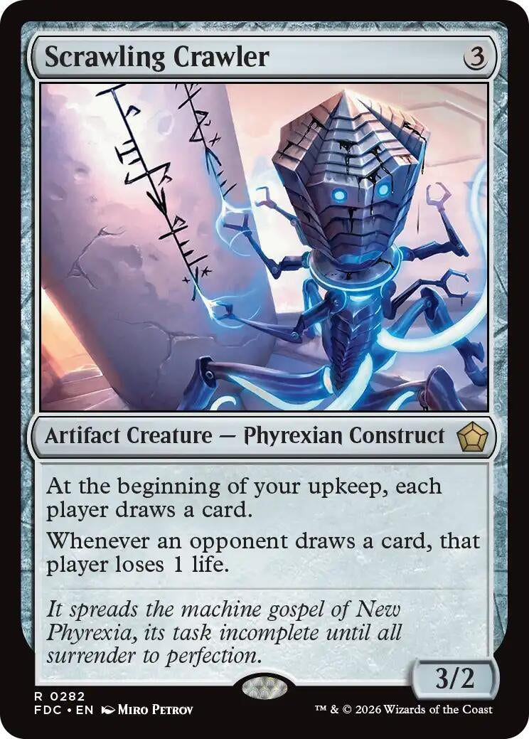 Image for Scrawling Crawler (282) (FDC) - Magic: The Gathering
