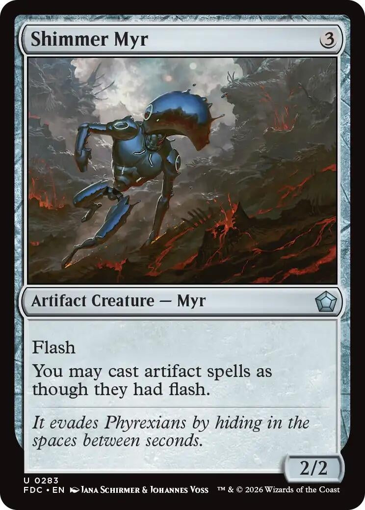 Image for Shimmer Myr (283) (FDC) - Magic: The Gathering