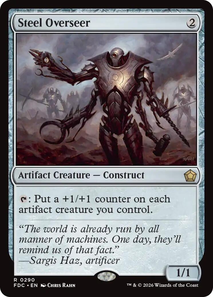 Image for Steel Overseer (290) (FDC) - Magic: The Gathering