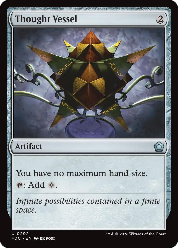 Image for Thought Vessel (292) (FDC) - Magic: The Gathering