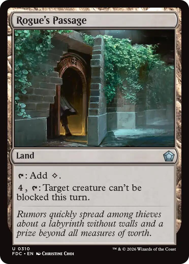 Image for Rogue's Passage (310) (FDC) - Magic: The Gathering