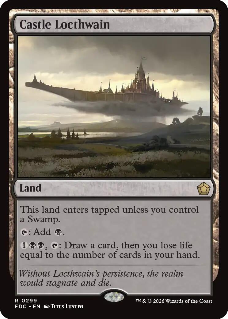 Image for Castle Locthwain (299) (FDC) - Magic: The Gathering