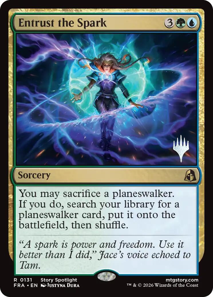 Image for Entrust the Spark (131) (PPFRA) - Magic: The Gathering