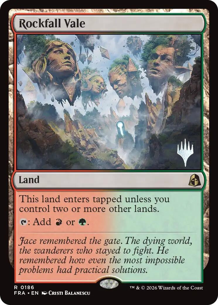 Image for Rockfall Vale (186) (PPFRA) - Magic: The Gathering