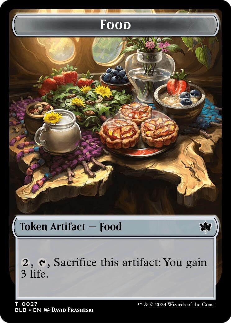 Image for Food // Clue Token Double-Sided Token (27 // 14) (SOS) - Magic: The Gathering