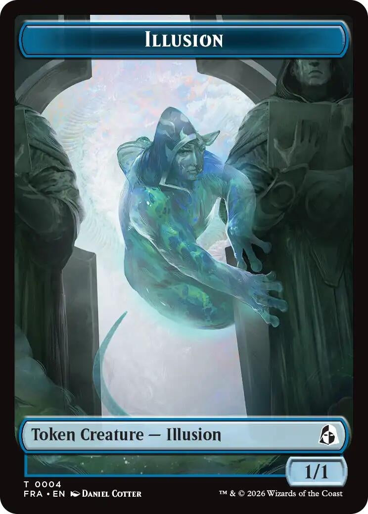 Image for Illusion // Jace Double-Sided Token (4 // 5) (FRA) - Magic: The Gathering