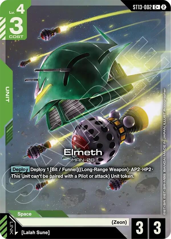 Image for Elmeth (C+) (ST13-002) (ST13) - Gundam Card Game