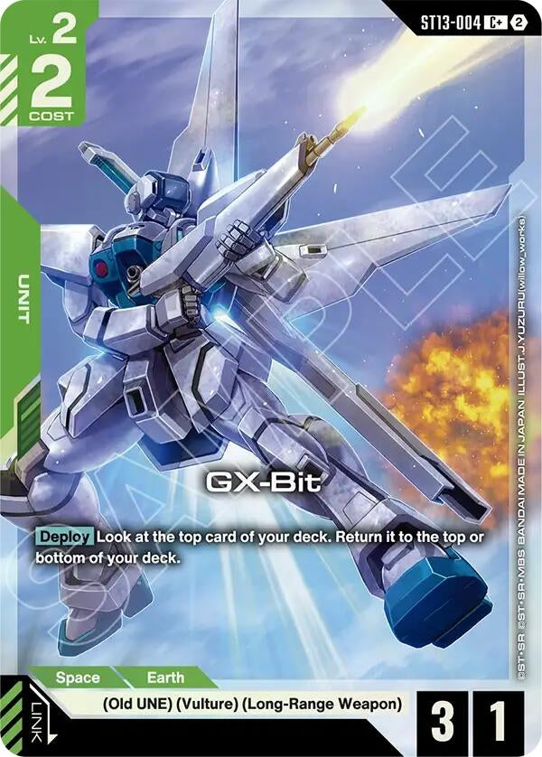 Image for GX-Bit (C+) (ST13-004) (ST13) - Gundam Card Game