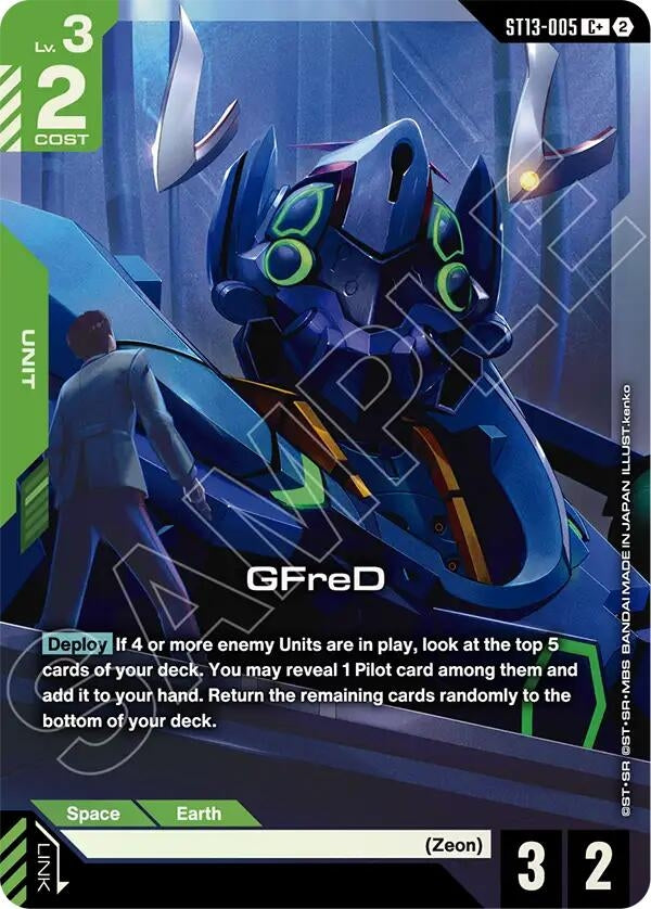 Image for GFreD (C+) (ST13-005) (ST13) - Gundam Card Game