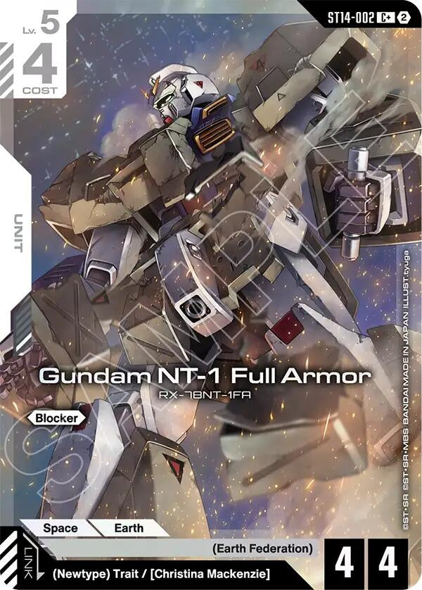 Image for Gundam NT-1 Full Armor (C+) (ST14-002) (ST14) - Gundam Card Game