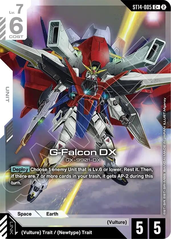 Image for G-Falcon DX (C+) (ST14-005) (ST14) - Gundam Card Game