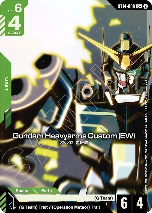 Image for Gundam Heavyarms Custom (EW) (C+) (ST14-008) (ST14) - Gundam Card Game