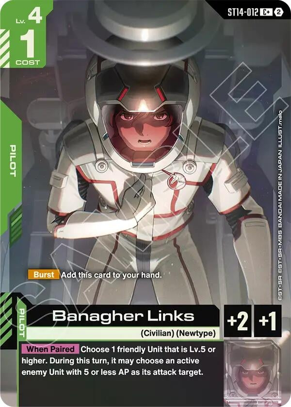 Image for Banagher Links (C+) (ST14-012) (ST14) - Gundam Card Game