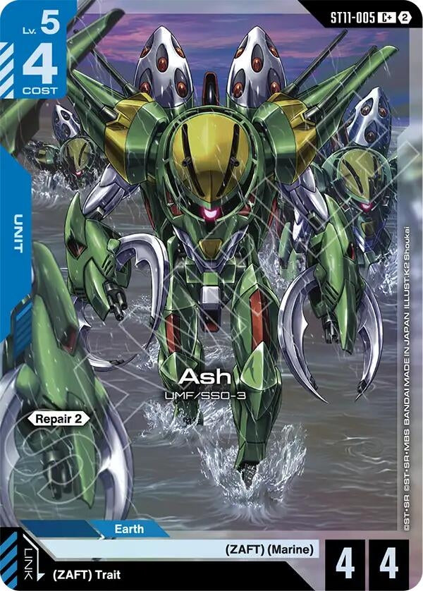 Image for Ash (C+) (ST11-005) (ST11) - Gundam Card Game