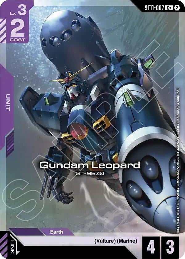 Image for Gundam Leopard (C+) (ST11-007) (ST11) - Gundam Card Game