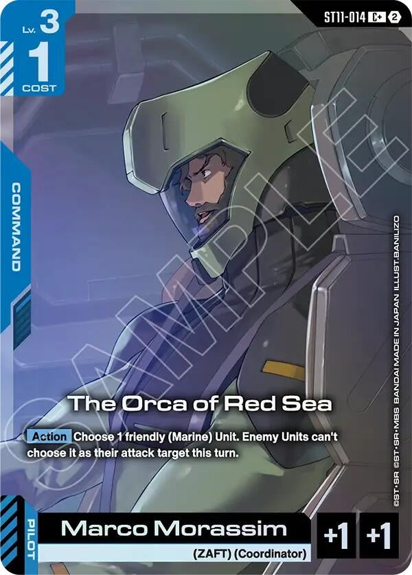 Image for The Orca of Red Sea (C+) (ST11-014) (ST11) - Gundam Card Game