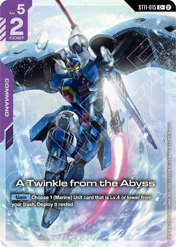 Image for A Twinkle from the Abyss (C+) (ST11-015) (ST11) - Gundam Card Game