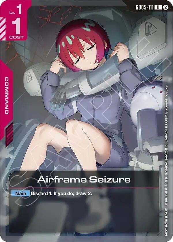 Image for Airframe Seizure (Store Tournament Participation Pack 06) (GD05-111) (GCG-PR) - Gundam Card Game