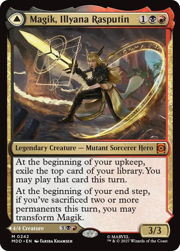 Image for Magik, Ilyana Rasputin (242) (MDD) - Magic: The Gathering