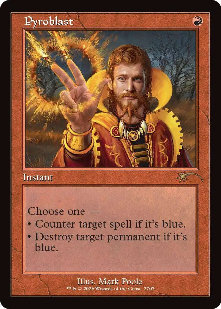 Image for Pyroblast (Retro Frame) (2707) (SLD) - Magic: The Gathering