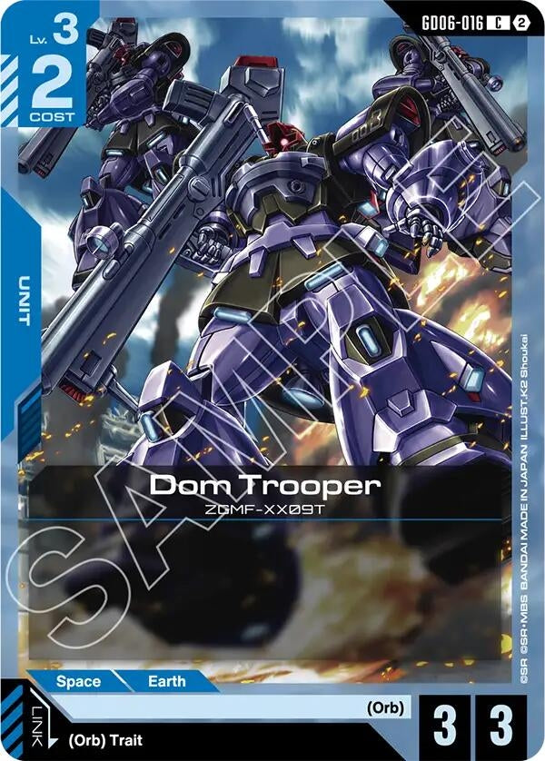 Image for Dom Trooper (GD06-016) (GD06) - Gundam Card Game