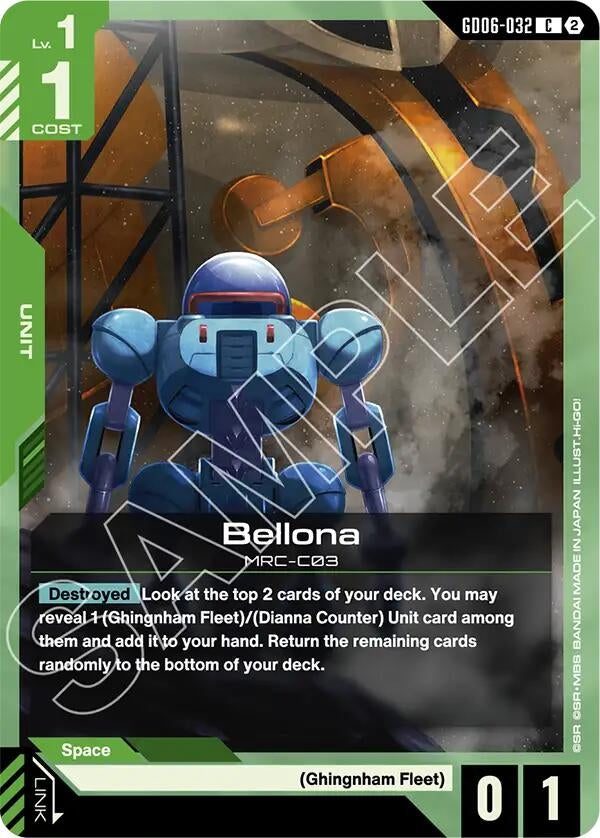 Image for Bellona (GD06-032) (GD06) - Gundam Card Game