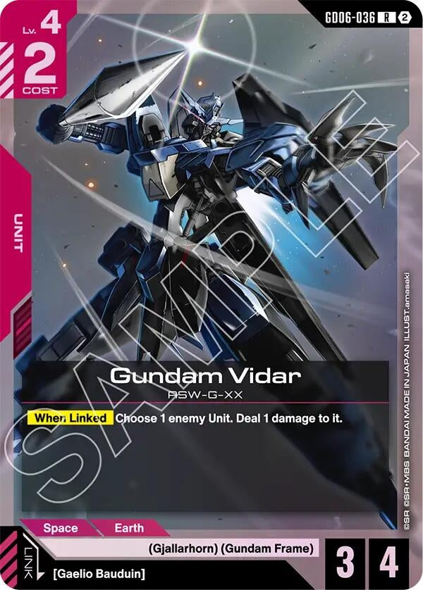 Image for Gundam Vidar (GD06-036) (GD06) - Gundam Card Game