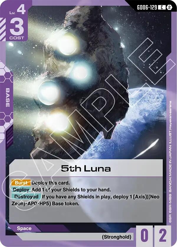 Image for 5th Luna (GD06-129) (GD06) - Gundam Card Game