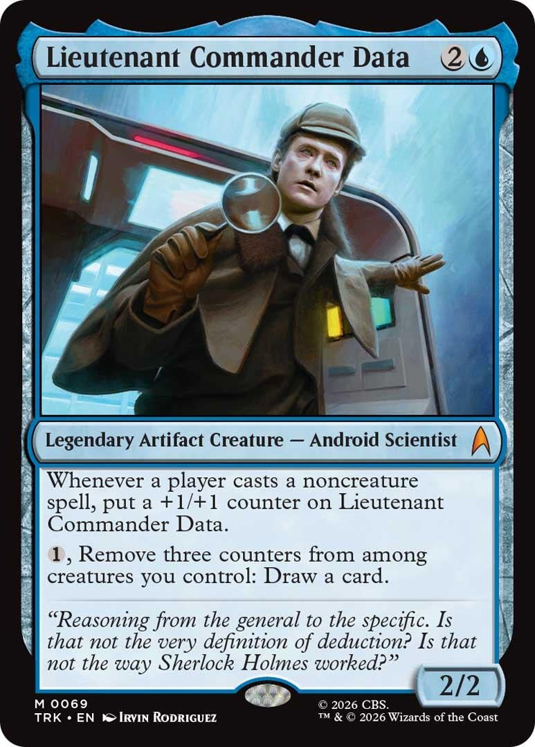 Image for Lieutenant Commander Data (69) (TRK) - Magic: The Gathering