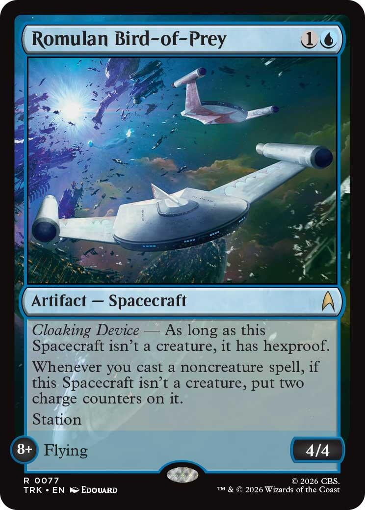 Image for Romulan Bird-of-Prey (77) (TRK) - Magic: The Gathering