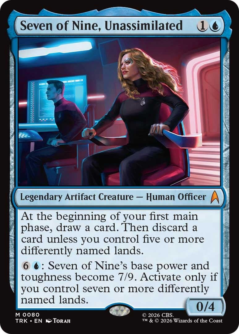 Image for Seven of Nine, Unassimilated (80) (TRK) - Magic: The Gathering