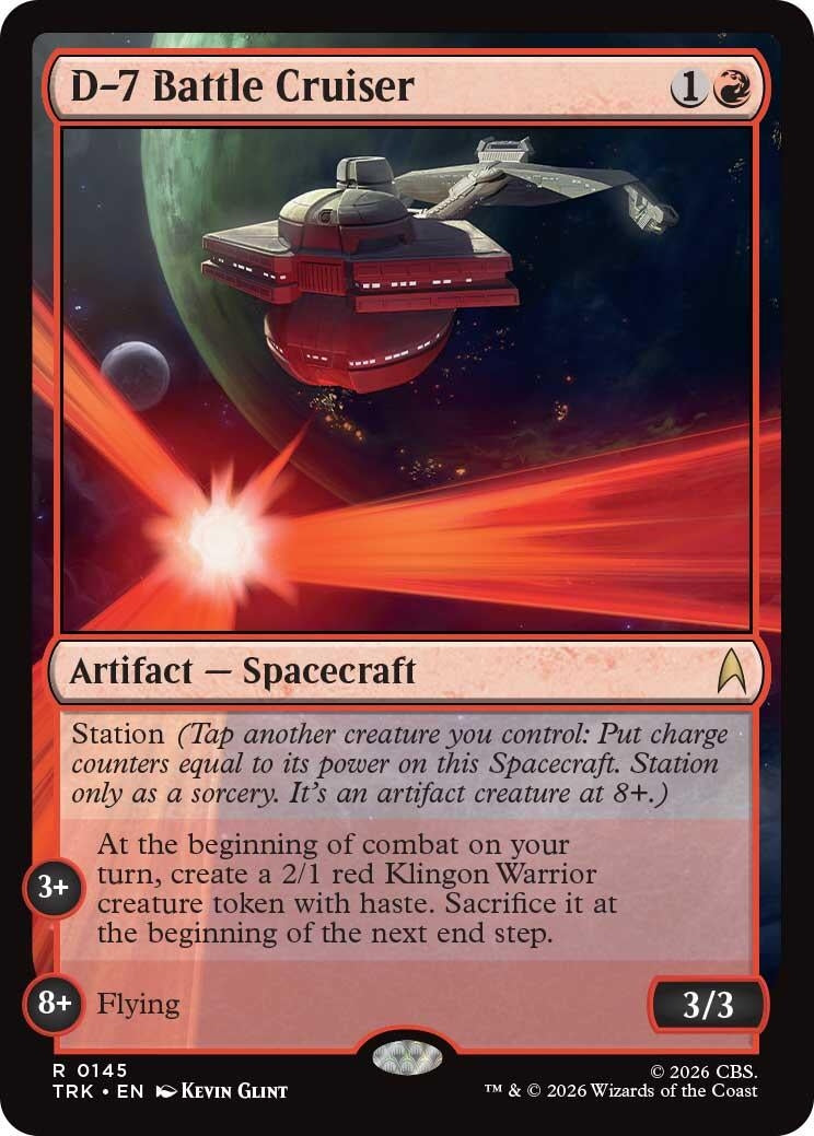 Image for D-7 Battle Cruiser (145) (TRK) - Magic: The Gathering