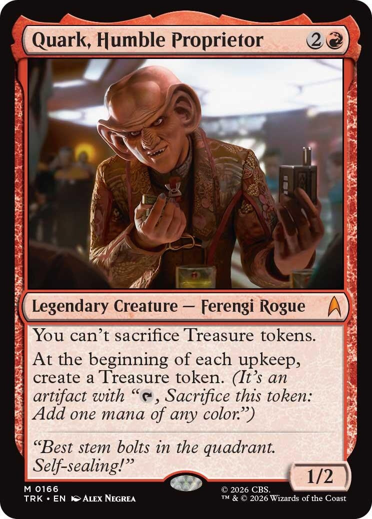 Image for Quark, Humble Proprietor (166) (TRK) - Magic: The Gathering