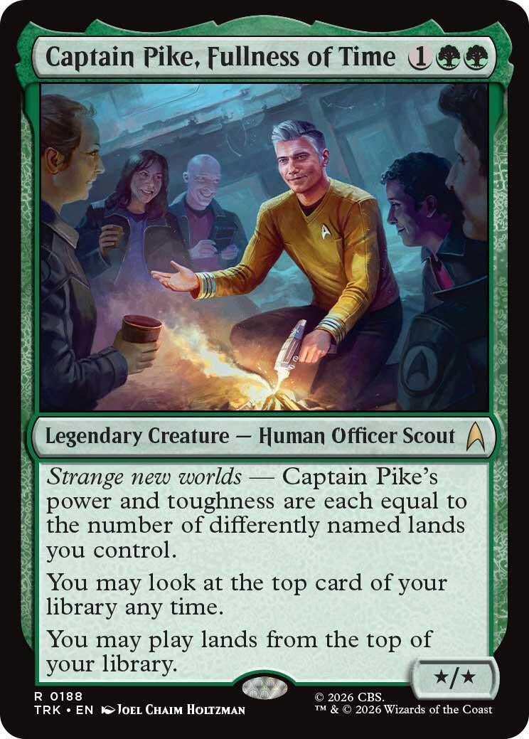 Image for Captain Pike, Fullness of Time (188) (TRK) - Magic: The Gathering