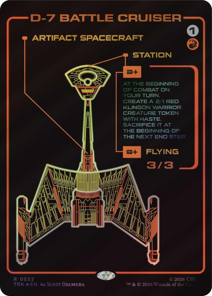 Image for D-7 Battle Cruiser (Showcase) (553) (TRK) - Magic: The Gathering
