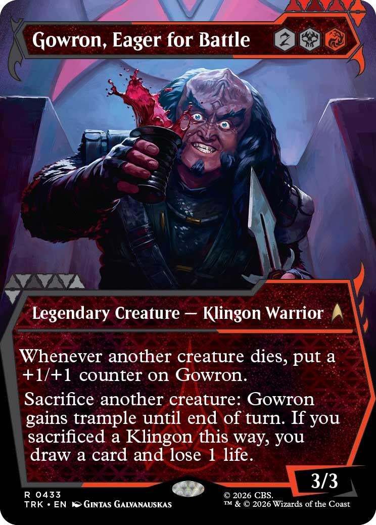 Image for Gowron, Eager for Battle (Showcase) (433) (TRK) - Magic: The Gathering
