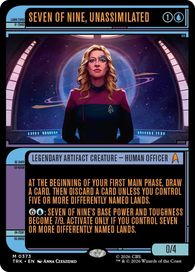 Image for Seven of Nine, Unassimilated (Showcase) (373) (TRK) - Magic: The Gathering
