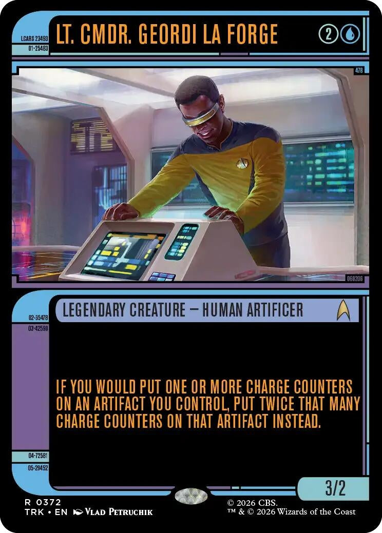 Image for Lt. Cmdr. Geordi La Forge (Showcase) (372) (TRK) - Magic: The Gathering