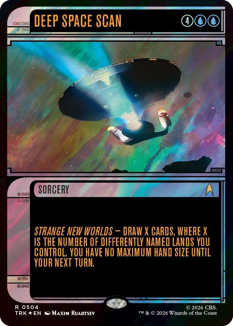 Image for Deep Space Scan (Showcase) (Surge Foil) (504) (TRK) - Magic: The Gathering