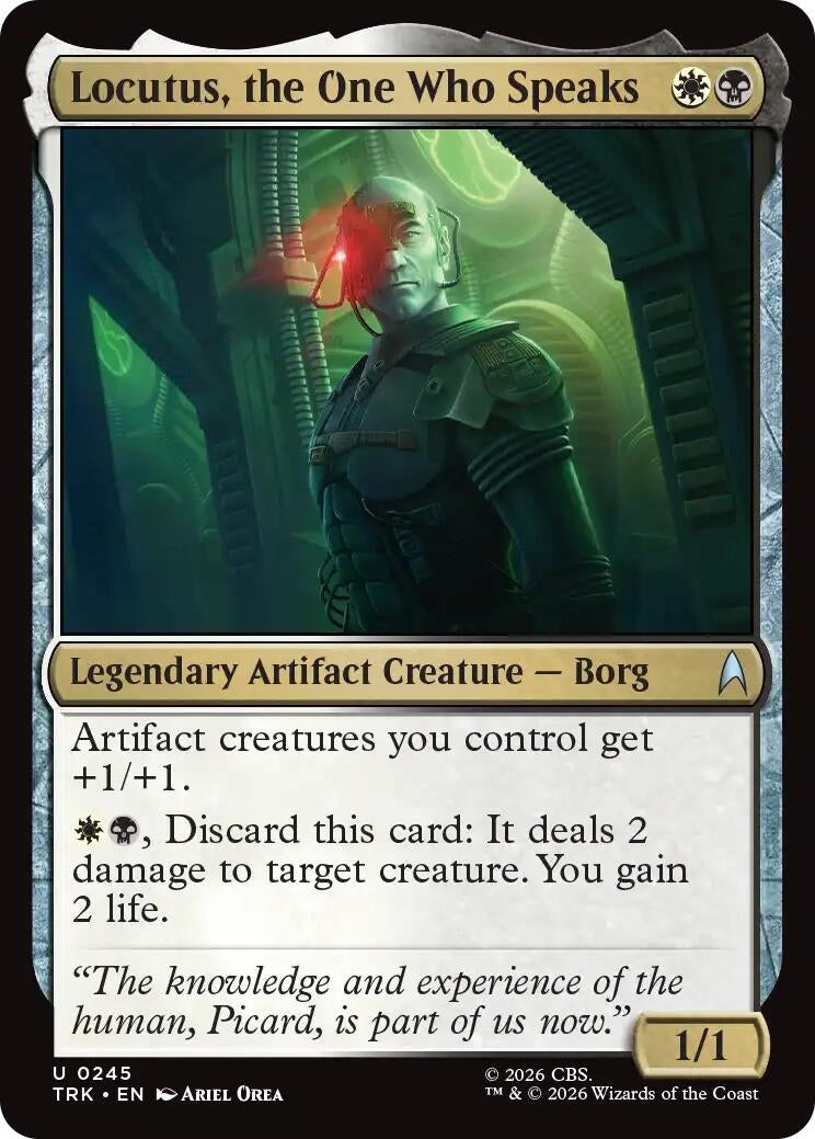 Image for Locutus, the One Who Speaks (245) (TRK) - Magic: The Gathering
