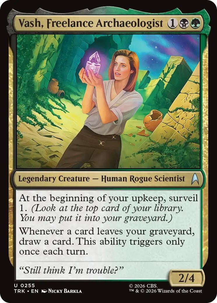 Image for Vash, Freelance Archaeologist (255) (TRK) - Magic: The Gathering