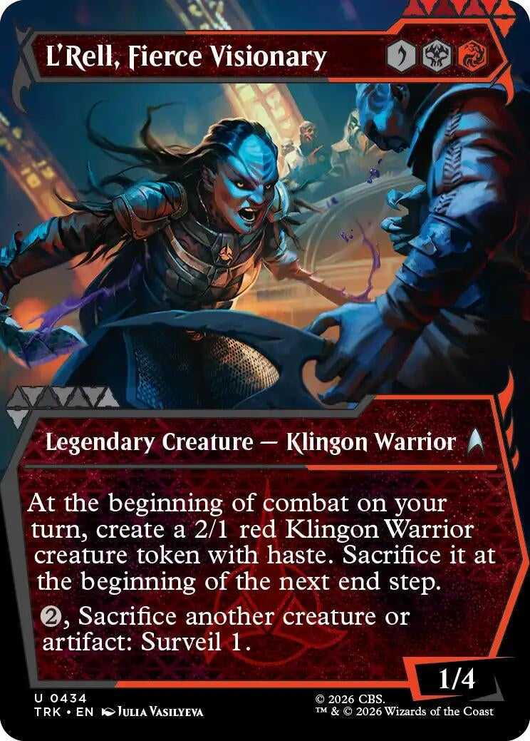 Image for L'Rell, Fierce Visionary (Showcase) (434) (TRK) - Magic: The Gathering