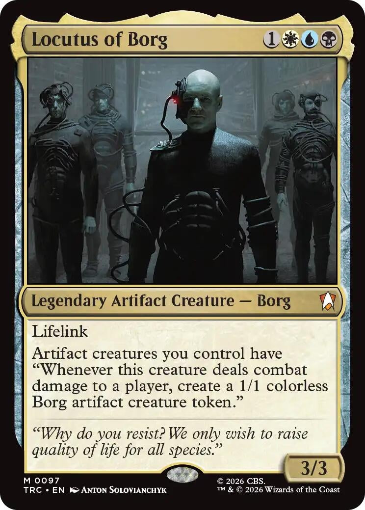 Image for Locutus of Borg (Surge Foil) (97) (TRC) - Magic: The Gathering