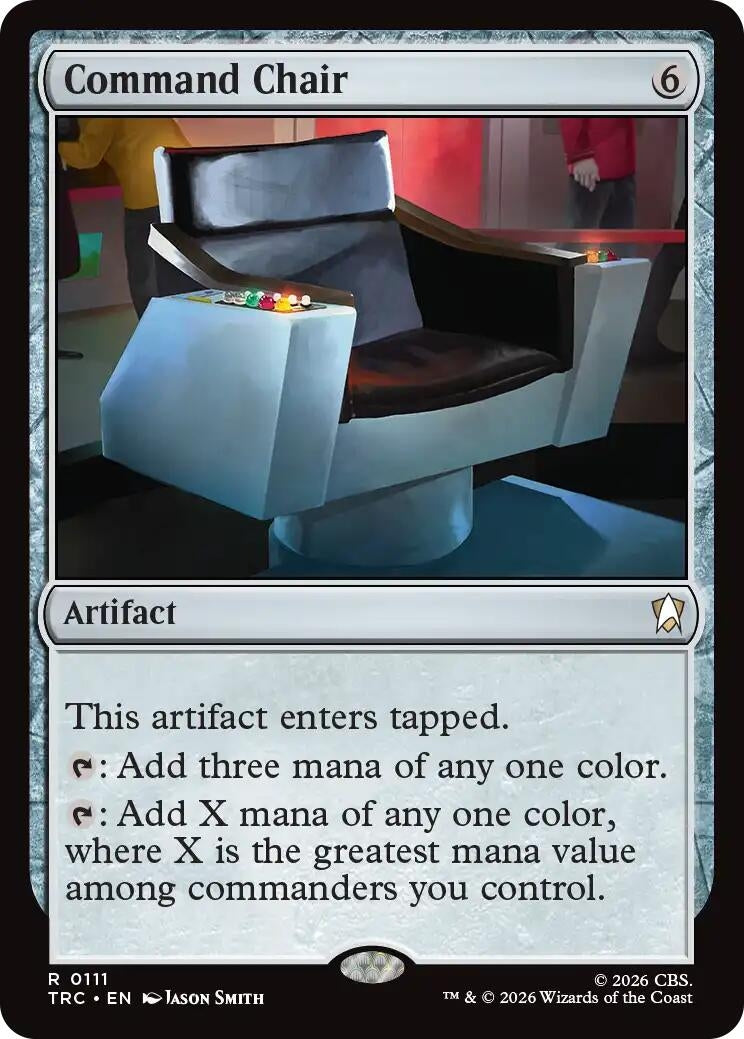 Image for Command Chair (Surge Foil) (111) (TRC) - Magic: The Gathering