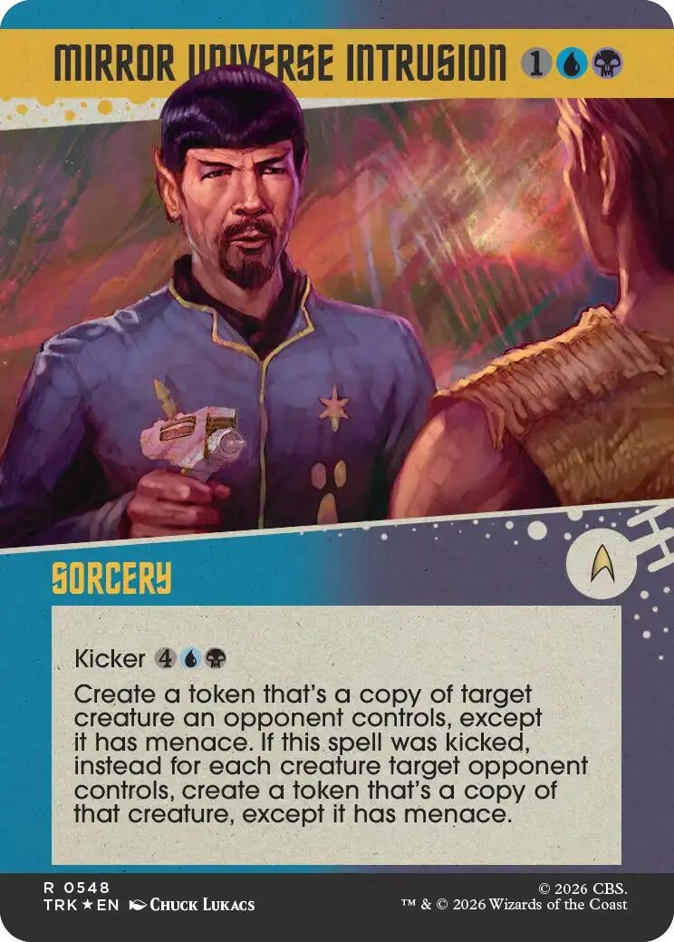 Image for Mirror Universe Intrusion (Showcase) (Surge Foil) (548) (TRK) - Magic: The Gathering