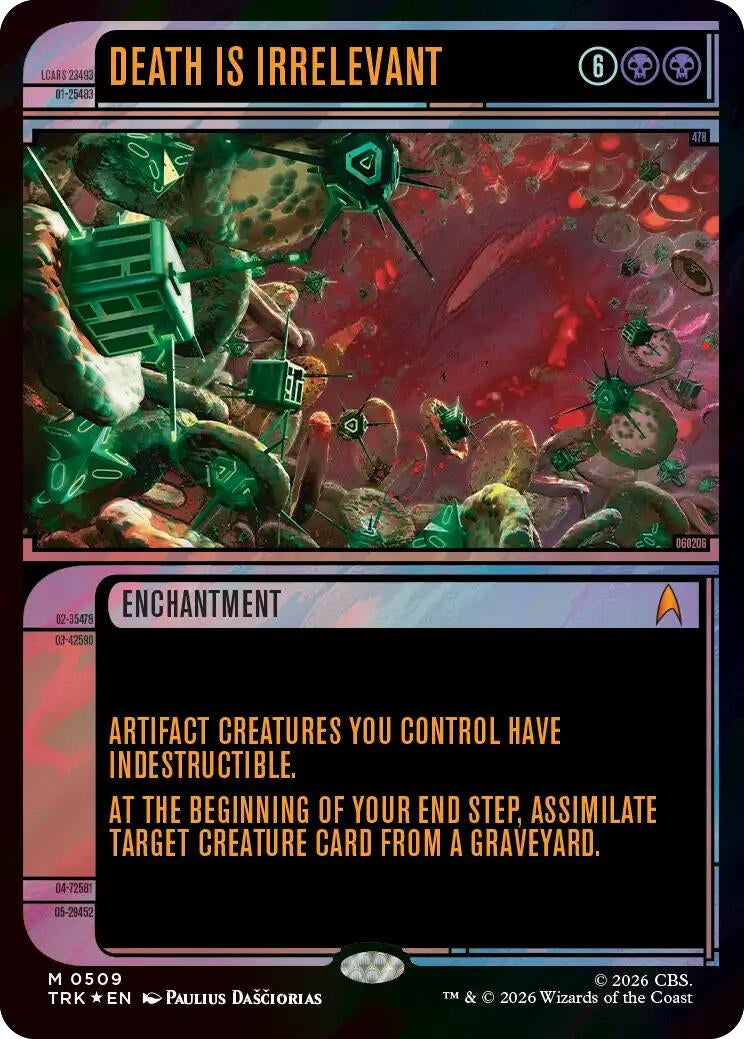 Image for Death Is Irrelevant (Showcase) (Surge Foil) (509) (TRK) - Magic: The Gathering