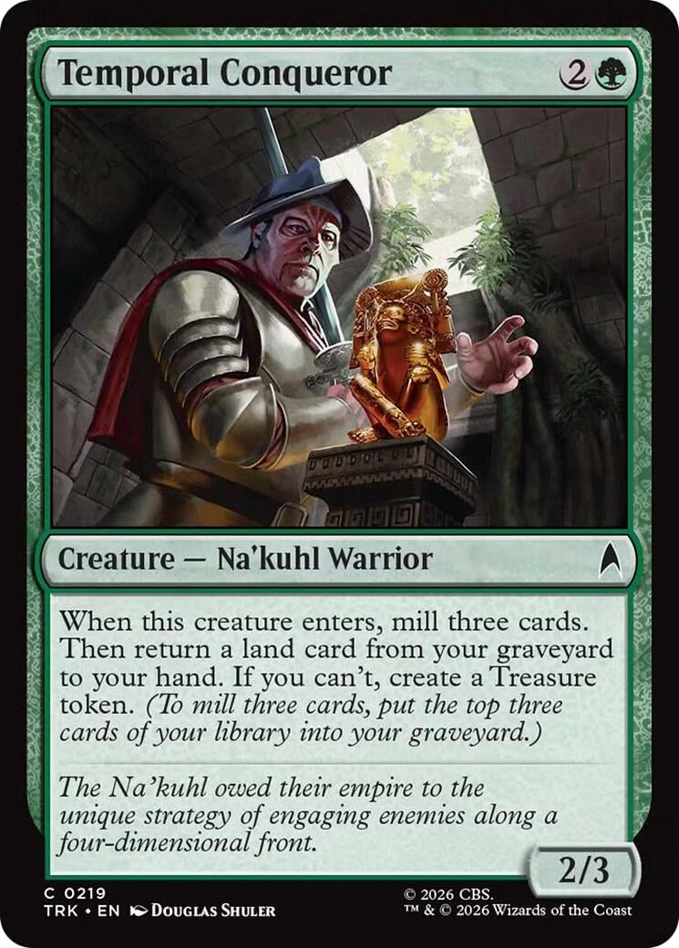 Image for Temporal Conqueror (219) (TRK) - Magic: The Gathering